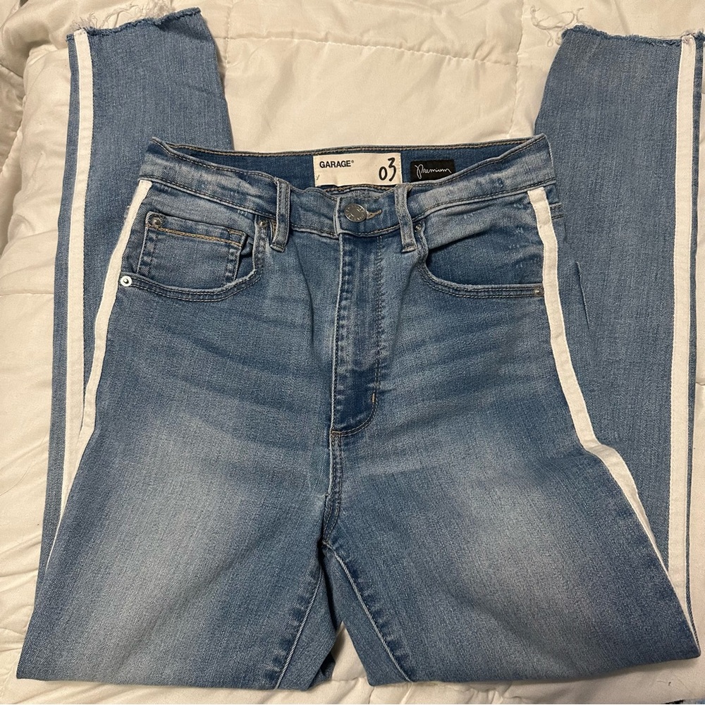 Garage- Blue Ultra High Rise Skinny Jean